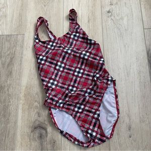 Speedo style one piece swim suit s/xs